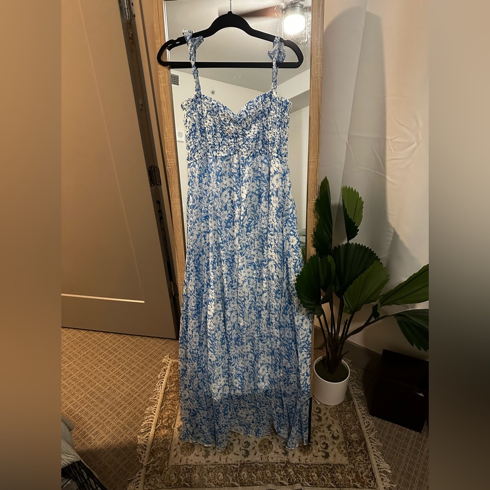 Vici Dolls Blue Floral Maxi
